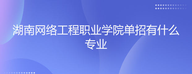 湖南網(wǎng)絡(luò)工程職業(yè)學(xué)院?jiǎn)握袑?zhuān)業(yè)解讀 聚焦網(wǎng)絡(luò)工程設(shè)計(jì)，培育數(shù)字時(shí)代技術(shù)人才